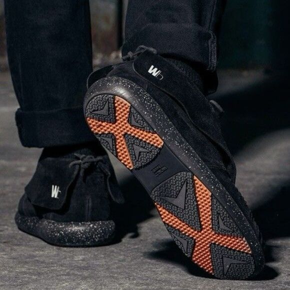 WB Moccasin Size Mens 6 Womens 7 True Black Hemera Fringe 100% Leather Suede - Picture 16 of 16